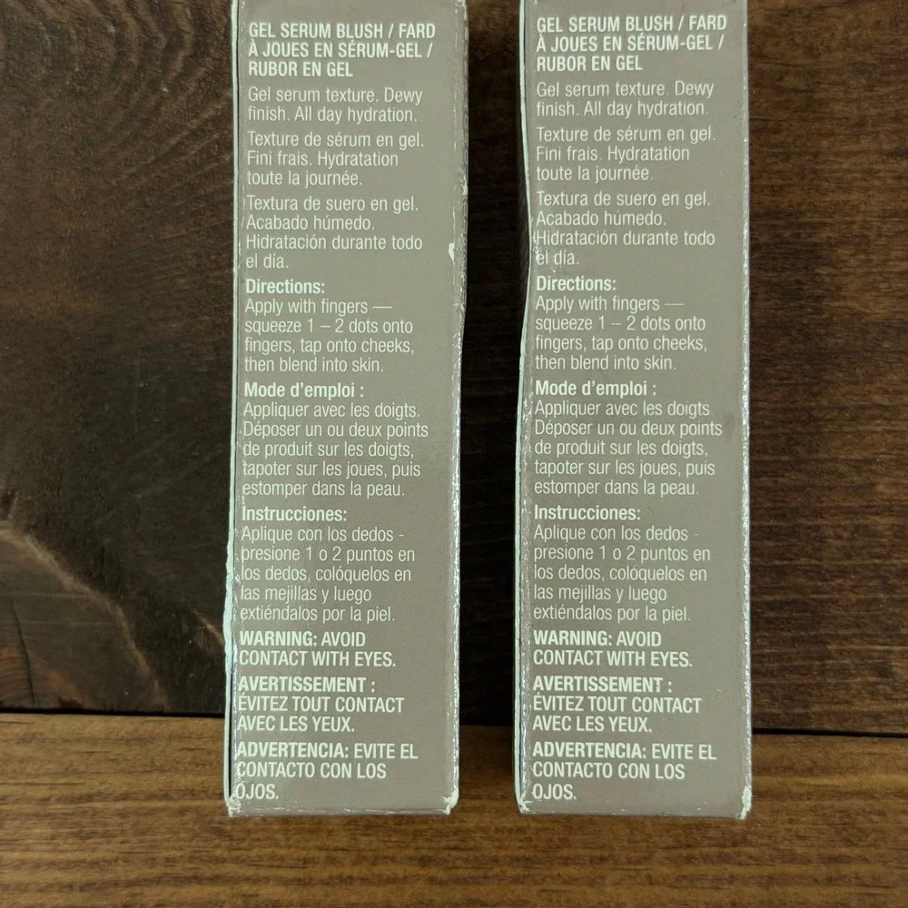 Revlon Illuminance Gel Serum Blush 120 Striking Rose 130 Beaming Coral Set of 2